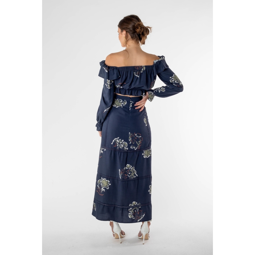 SIR THE LABEL Fluer Off Shoulder Silk Top *NWOT Size 6* - Picture 3 of 7